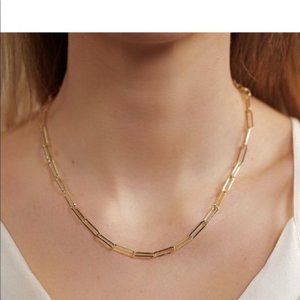 Melinda Maria Samantha Paper Chain Necklace